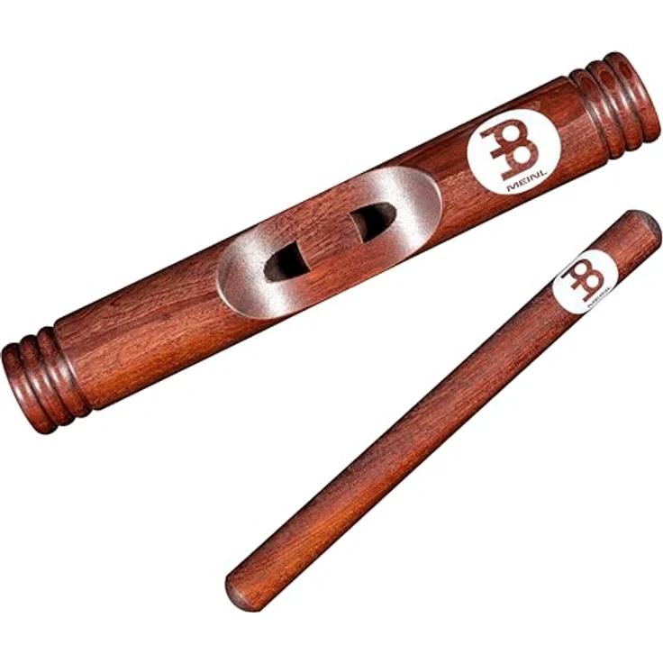 Meinl CL3RW Claves, afrikanischer Holzklangstab aus Rotholz, großes Modell mit tiefem Klangbild, 30,5 cm Länge, 4,5 cm Durchmesser – Bild 1