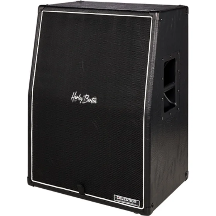 Harley Benton G212 Vertical Celestion V30, 2x12" Gitarrenbox mit 120 Watt, schwarzes Tolex-Gehäuse