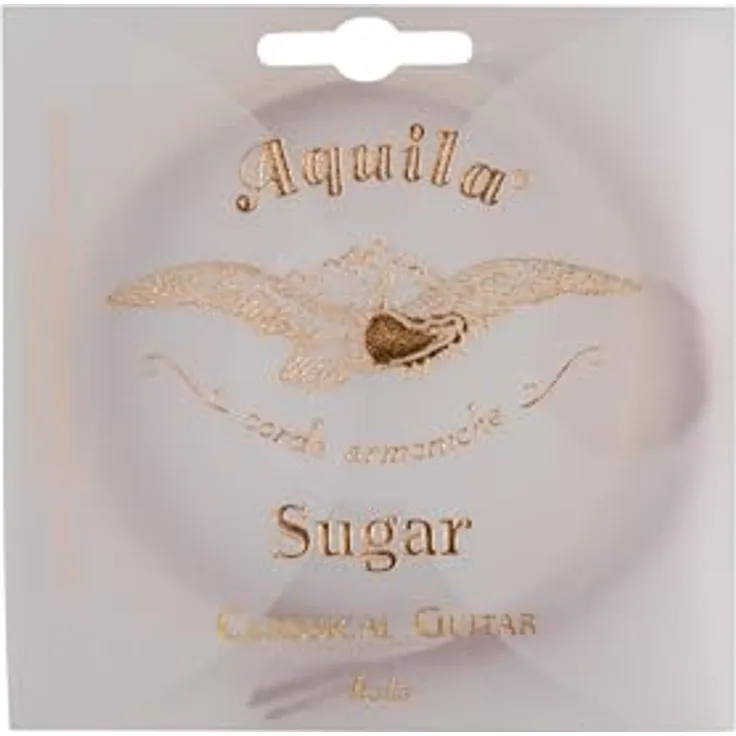 Aquila 164C Sugar Classical, Diskant-Saiten für Klassische Gitarre, 3 Saiten im Set, Normal Tension, klare Klangqualität, transparent