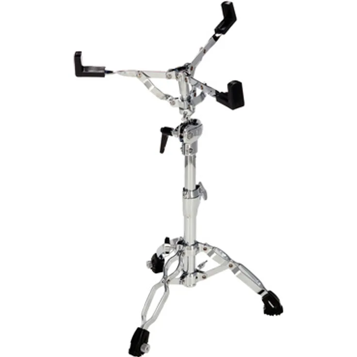 Mapex SF1000 Falcon Snare Stand, Schlagzeugständer mit zentraler Winkelverstellung durch Omni-Ball System, Chromfinish, rutschfeste Gummifüße mit Spikes