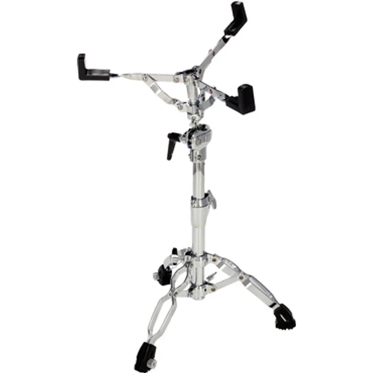 Mapex SF1000 Falcon Snare Stand, Schlagzeugständer mit zentraler Winkelverstellung durch Omni-Ball System, Chromfinish, rutschfeste Gummifüße mit Spikes