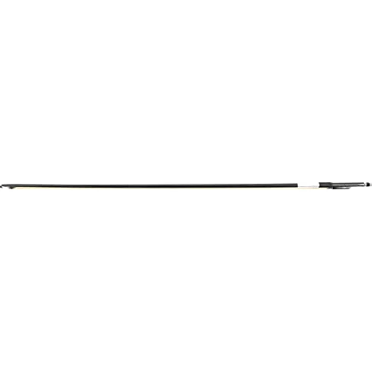 Gewa Advanced Carbon Violin Bow 4/4, runde Carbon-Optik, hoher Stabilität, Naturhaarbezug, Ebenholzfrosch mit Perlmuttauge, Neusilberbewicklung – Bild 5