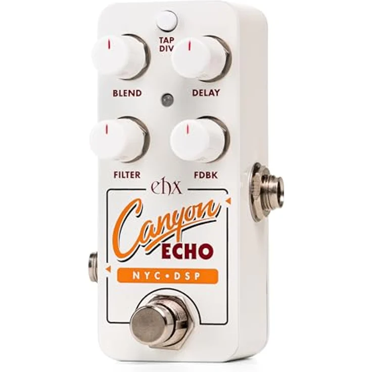 Electro Harmonix Pico Canyon Echo Digital Delay, Effektpedal für E-Gitarre mit Tap Tempo und wählbarem Tails-Bypass – Bild 4