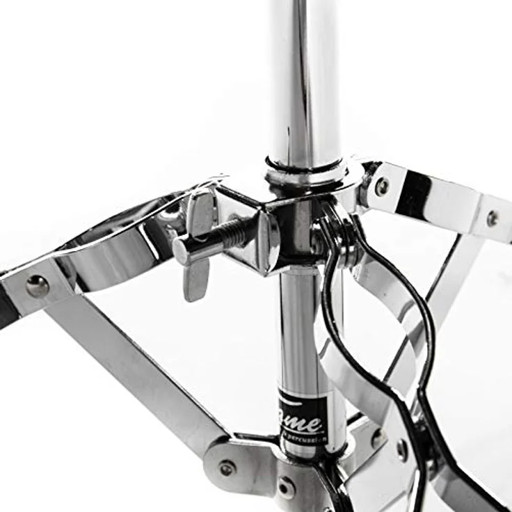 Fame Snare-Ständer SDS4000, doppelstrebig, höhenverstellbar von 35 cm – 49 cm, breite Gummifüße, neigungsverstellbar, stabile Konstruktion, Drum Hardware – Bild 3
