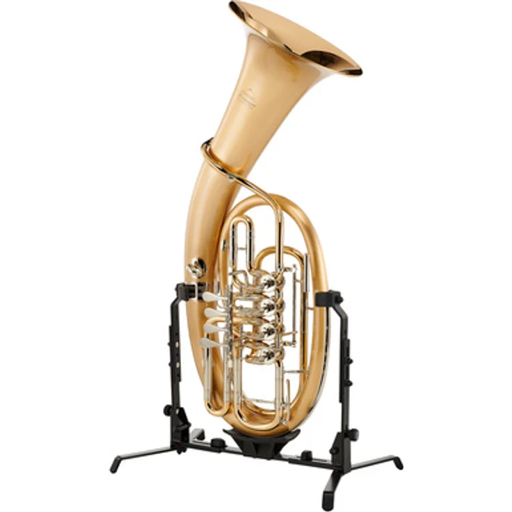 Miraphone 47WL4 11000 G010 Bb-Tenorhorn, 4 Drehventile, Goldmessing Korpus, Durchmesser Schallbecher 270 mm, inkl. TH10 Mundstück