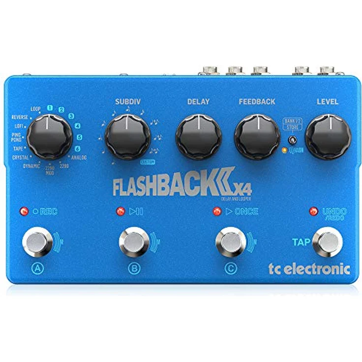 tc electronic Flashback 2 X4 Delay, Effektpedal mit 10 Delay-Typen, 40 Sekunden Looper und MASH-Fußschaltern – Bild 1