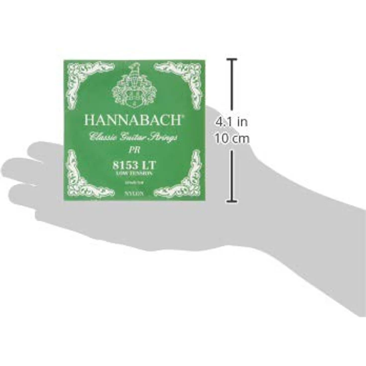 Hannabach Saiten für Klassikgitarre Serie 815 G3 Low Tension Silver Special, hochwertige Allzweck-Gitarrensaiten, Made in Germany – Bild 3
