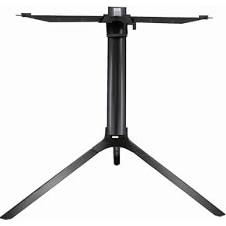 STAY MUSIC Slimcompact Keyboard-Ständer, einstöckig, tragbar mit Tasche, bis 20 kg Tragfähigkeit, schwarz – Bild 1