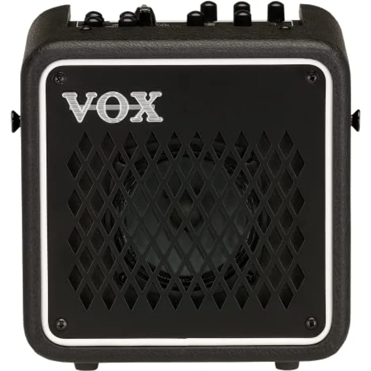 Vox Mini Go 3, Modelling Combo Verstärker für E-Gitarre mit 11 Verstärkermodellen, 8 Effekten und integrierter Rhythmussektion, 3 Watt, schwarz – Bild 1