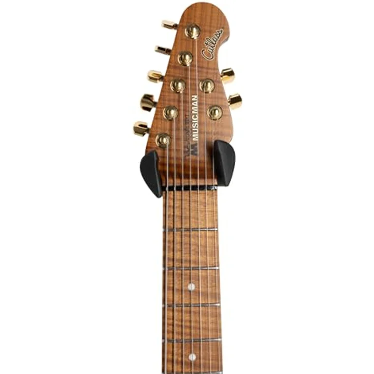 Ernie Ball Wall Hanger Black 9619, Gitarrenständer mit gepolsterter Auflage, schwarz, einfache Wandmontage – Bild 5