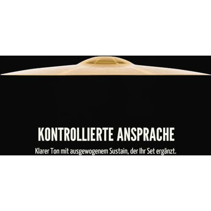 Meinl 18" HCS Crash / Ride, Schlagzeugbecken für Einsteiger, weiche Ansprache, mittlere Ausklingzeit – Bild 4