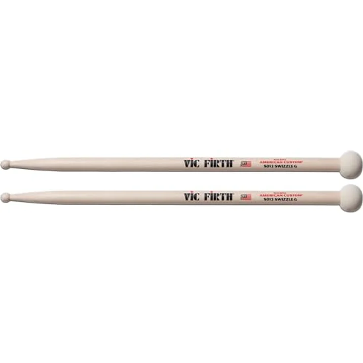 Vic Firth SD12 Swizzle G, Drumsticks aus Ahornholz mit Filzkopf, 422 mm, 1 Paar – Bild 2