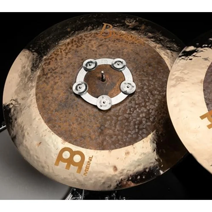 Meinl DCRING Dry Ching Ring, 6 Zoll Tambourine mit 5 Paar Zinkschellen, passend für Hi-Hats und Becken, aus Stahl – Bild 11