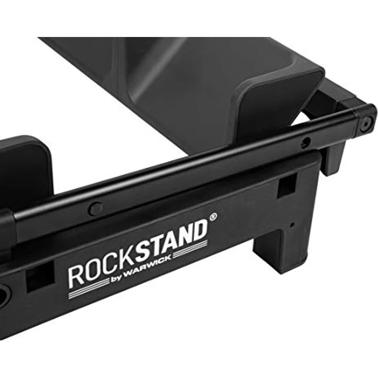 Rockstand RS 20866 4, Gitarrenständer für bis zu 4 Akustikgitarren, E-Gitarren und E-Bässe, schwarz mit anthrazitfarbenen Softpads, klappbar, kompakt faltbar – Bild 8