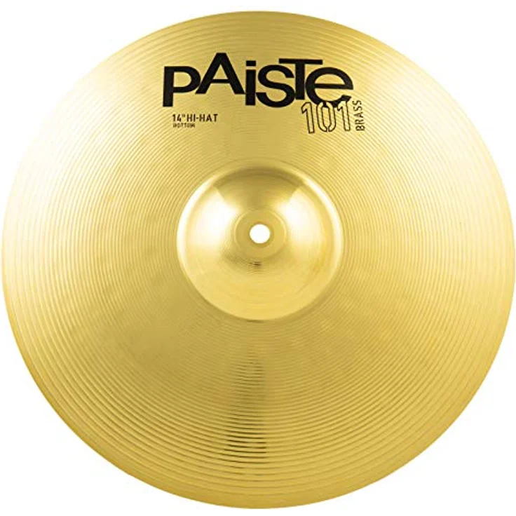 Paiste 101 Brass HiHat 14", Schlagzeugbecken mit sorgfältiger Verarbeitung und ausgewählten Materialien – Bild 5