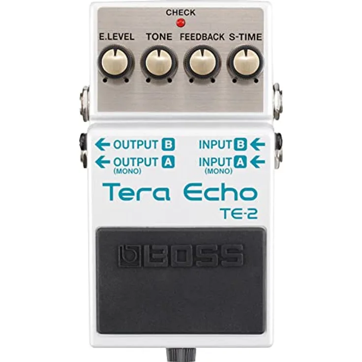 BOSS TE-2 Tera Echo Pedal, Gitarren-Multieffekte mit Multi-Dimensional Processing (MDP) und Freeze-Funktion