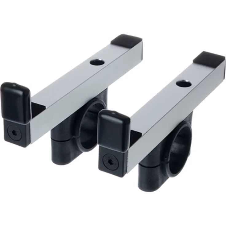 Jaspers Holders 16S, silberfarbener Keyboard-Ständer mit 16 cm Länge, belastbar bis 15 kg, erweiterbar bis 40 kg