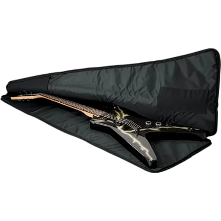 Gator GBE-Extreme-1, Gigbag für E-Gitarren, schwarz, 10 mm Polsterung, leicht, verstellbarer Schulterriemen – Bild 10