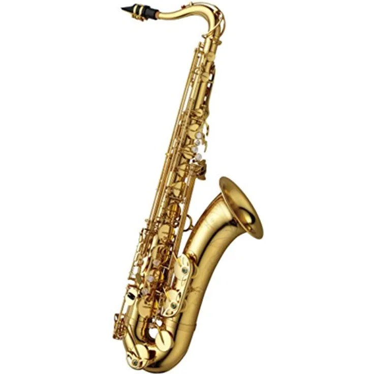 Yanagisawa T-WO1 Tenor Sax, Professionelles Messing-Saxophon mit Hoch F#-Klappe, Goldlackiert, inkl. Etui und Mundstück