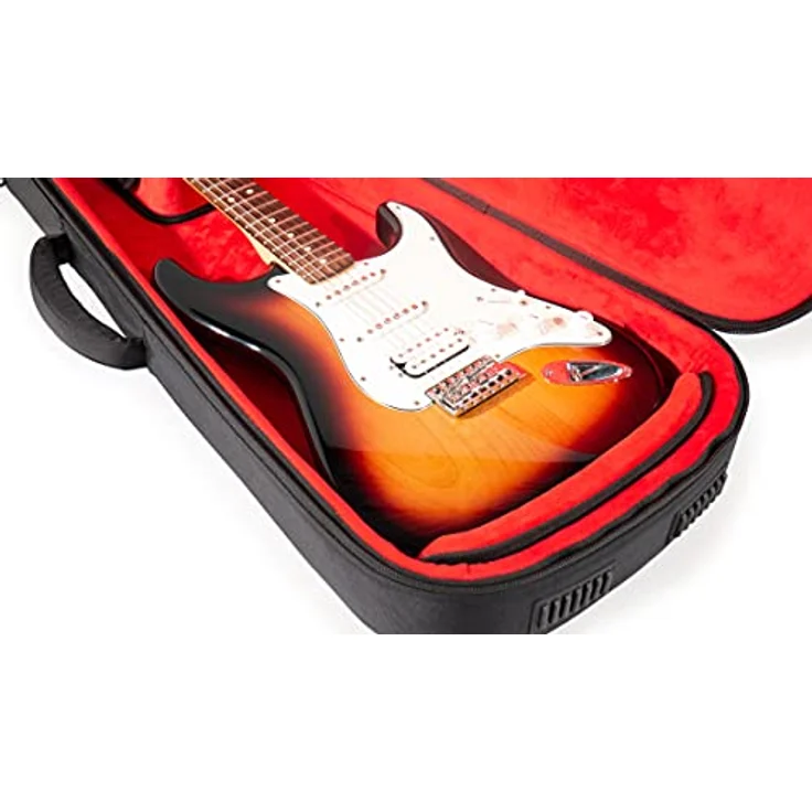 Gator Icon Dreadnought Ac. Guitar BK, Gigbag für Dreadnought Westerngitarre, witterungsbeständiges schwarzes 1000D Nylon, mit versteckten Rucksackgurten und Regenhülle – Bild 15