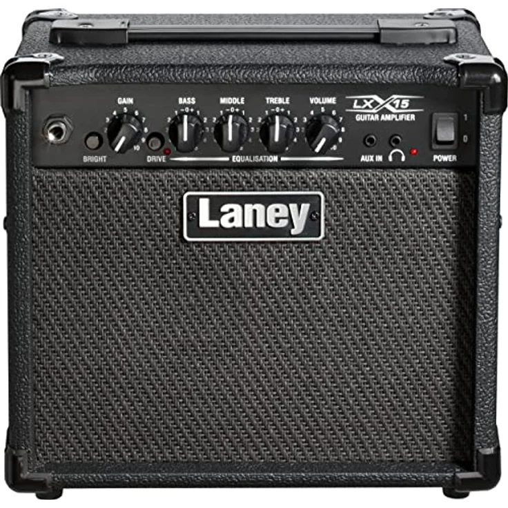 Laney LX15, E-Gitarren-Combo mit 15W Leistung, 3-Band-EQ und Kopfhörerbuchse, Schwarz – Bild 1