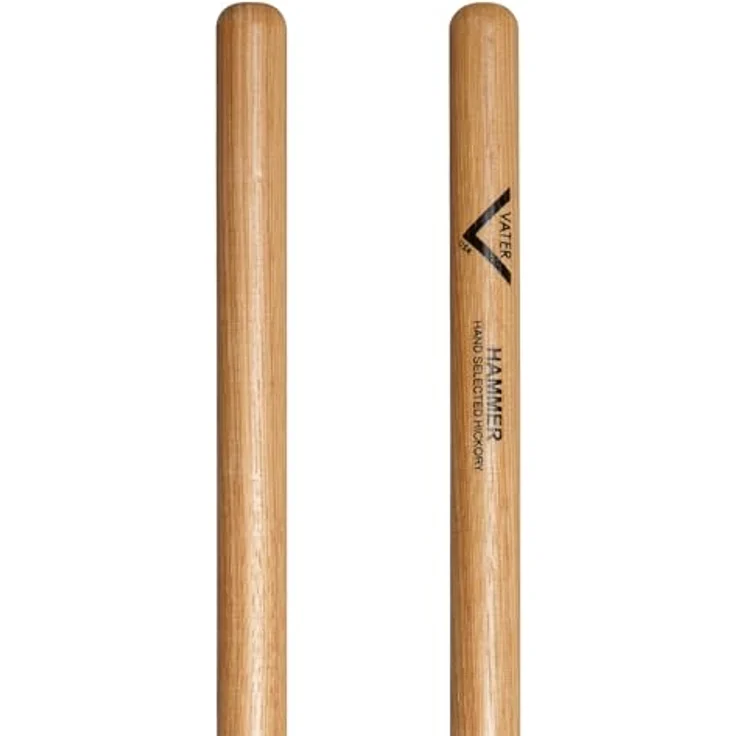 Vater Hammer Drum Stick, American Hickory, Holz Kopf, doppeltes Kolbenende für lautes Spiel – Bild 1