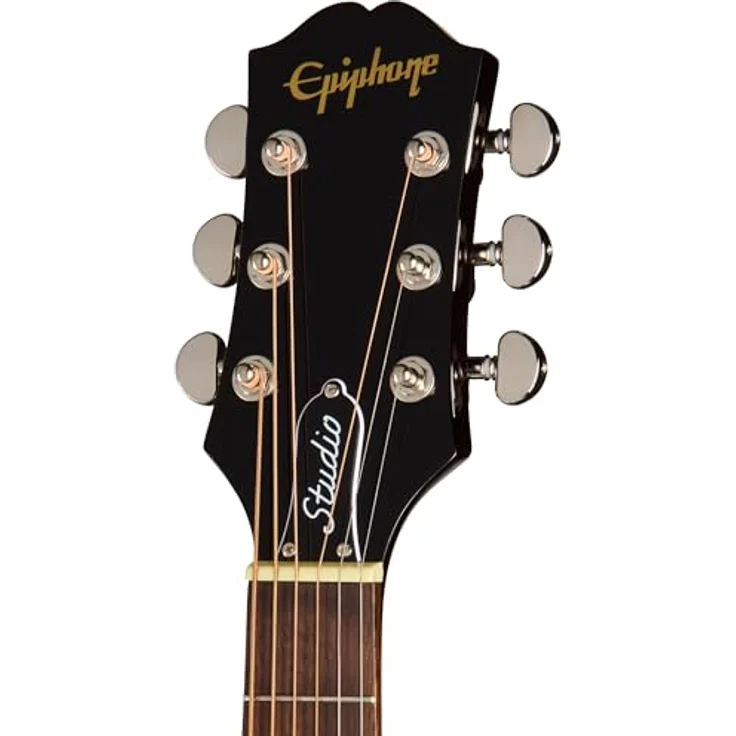 Epiphone J-45 Studio EC VS, Cutaway Westerngitarre mit massiver Fichtendecke und Fishman Tonabnehmer, Vintage Sunburst – Bild 5