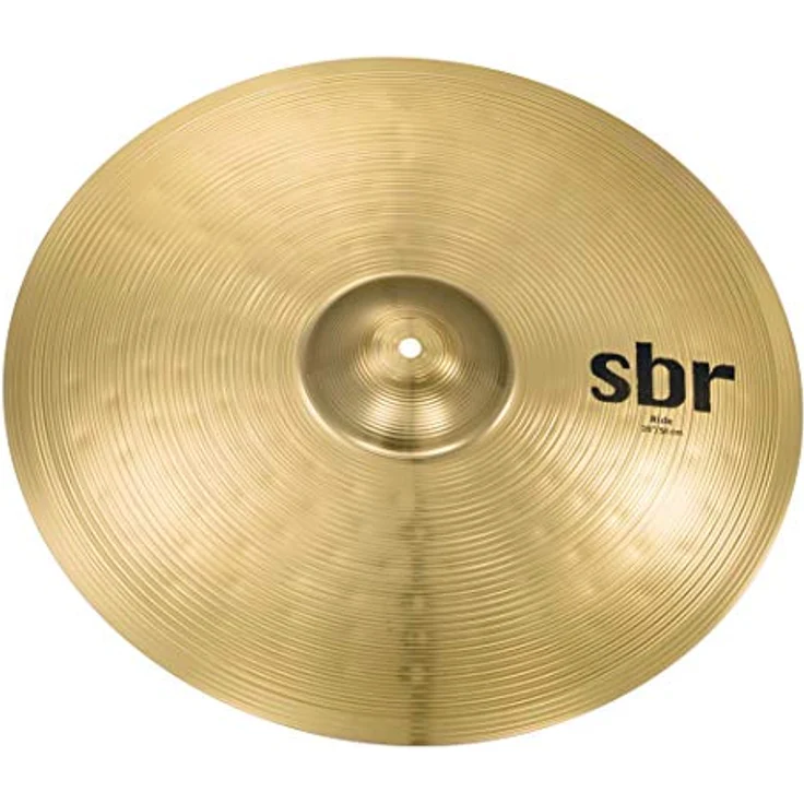 Sabian 20" SBR Ride, Schlagzeugbecken aus Messing mit starker Stickartikulation und heller Glocke – Bild 3