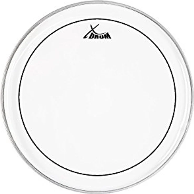XDrum 14" Hydraulic Schlagzeugfell, transparentes Ölfell mit sauberer Klangverteilung und kurzem Sustain – Bild 1