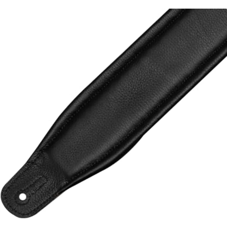 Levys Amped Leather 3" Gitarrengurt, gepolstert aus Vollnarbenleder, Weiß/Schwarz, verstellbar von 94 cm bis 130 cm – Bild 12