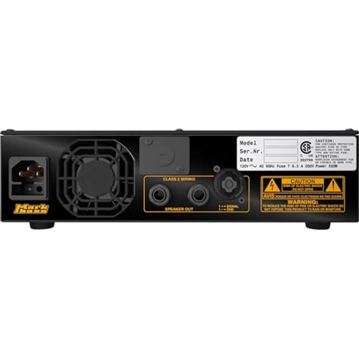 Markbass Little Mark 58R, Transistor Verstärker Topteil für E-Bass mit 500 W Leistung, Bi-Band-Limiter und Klangwahlschalter – Bild 2