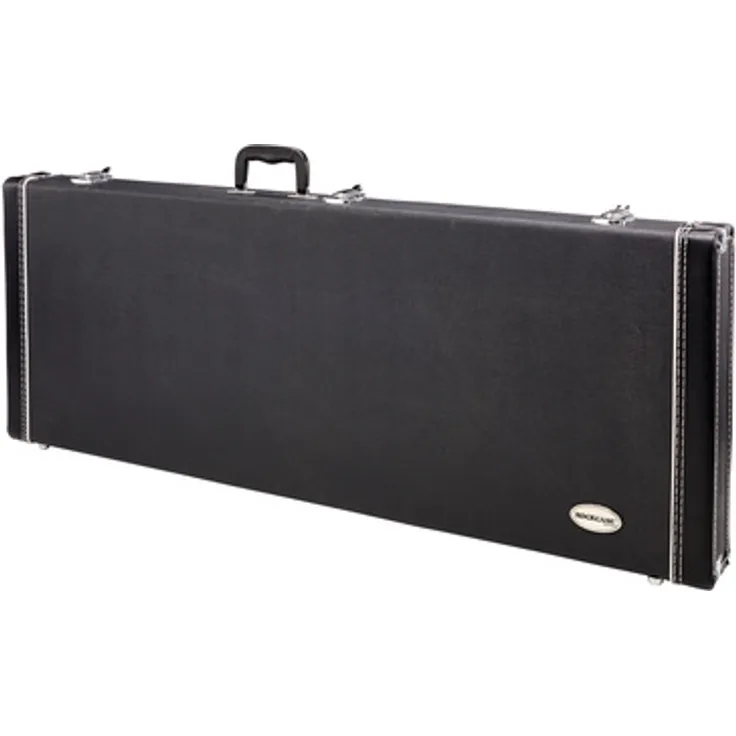 Rockcase BC Rich Warlock Git Case 10621, stabiles Holzcase mit 5mm Stärke, schwarz, für Warlock, Bich, Mockingbird, Virgin, Ironbird, Maße: 1170 x 440 x 100 mm