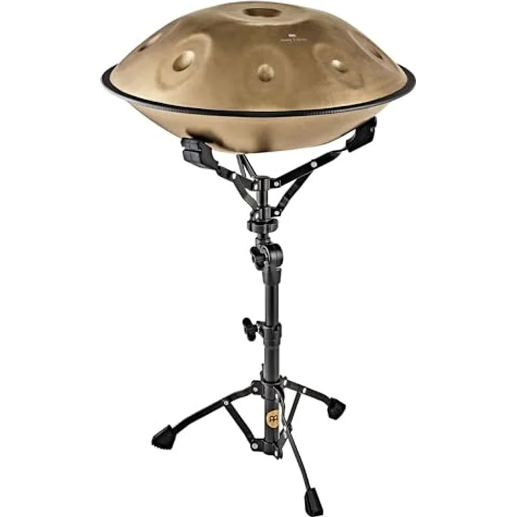 Sonic Energy Handpan Ständer Klein, Höhenverstellbar von 55 bis 70 cm, pulverbeschichteter Stahl, schwarz – Bild 2