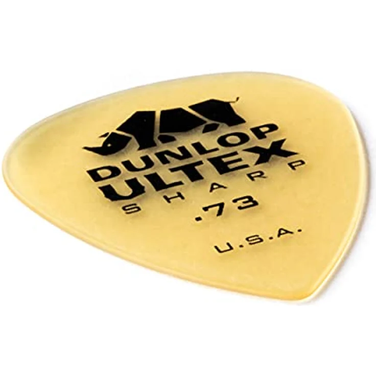 Dunlop Ultex Sharp Pick .73 mm, Plektrum Pack mit 72 Stück, Standardform (351), hohe Kontrolle und Geschwindigkeit – Bild 3