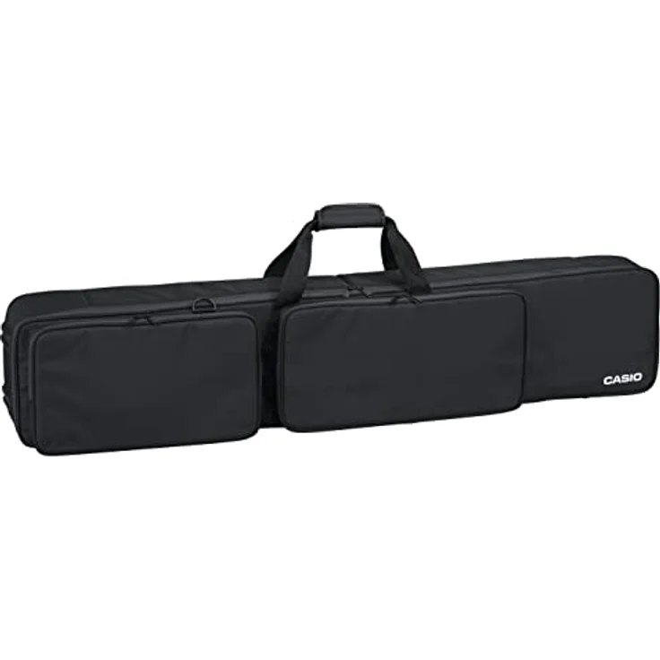 Casio SC-800P Transporttasche, robuste Rucksackfunktion mit 2 Zusatztaschen für CDP-S und PX-S Modelle, schwarz – Bild 1