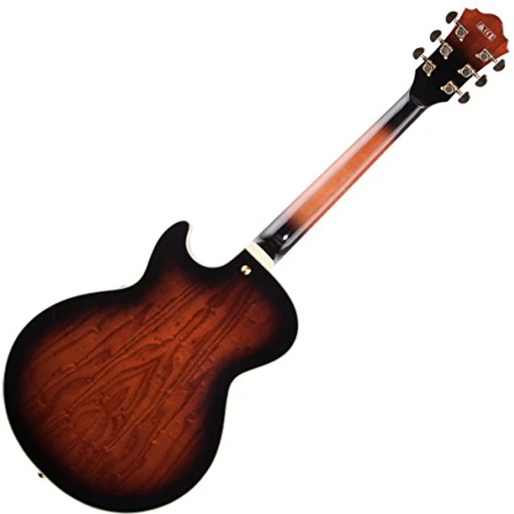 Ibanez Artcore Expressionist AG95QA-DBS, Halbakustik Gitarre in Dark Brown Sunburst mit hochwertiger Verarbeitung – Bild 4