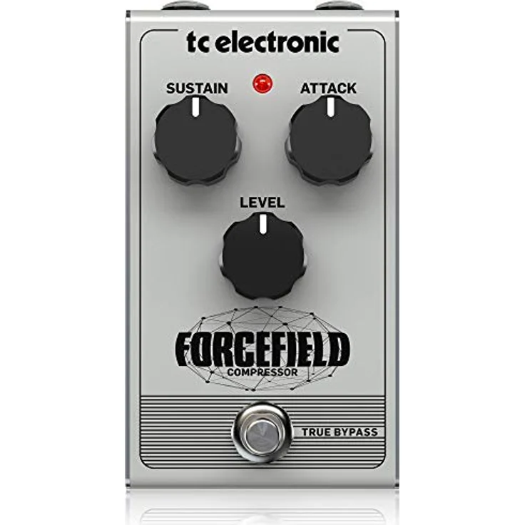 tc electronic Forcefield Compressor, E-Gitarreneffektgerät mit Compressor/Limiter, True Bypass, 9V Batterie oder Netzteil, kompakte Baugröße – Bild 2