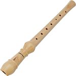 Gewa Natura Soprano Recorder German, Ahorn, satinierte Oberfläche, 2-teilig mit Stofftasche und Grifftabelle