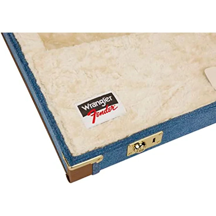 Fender XWrangler ST/T Denim Indigo, Gitarrenkoffer für Strat/Tele mit weichem Acryl Innenfutter, Denim-Ausführung – Bild 4