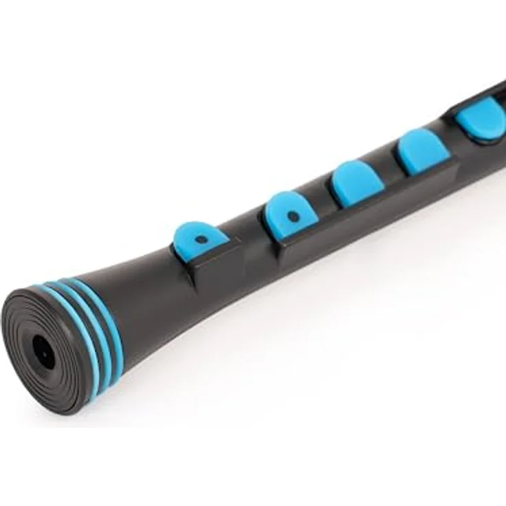 Nuvo Recorder+ Baroque, Sopranblockflöte in Schwarz-Blau mit barocker Griffweise und Silikonklappen – Bild 5