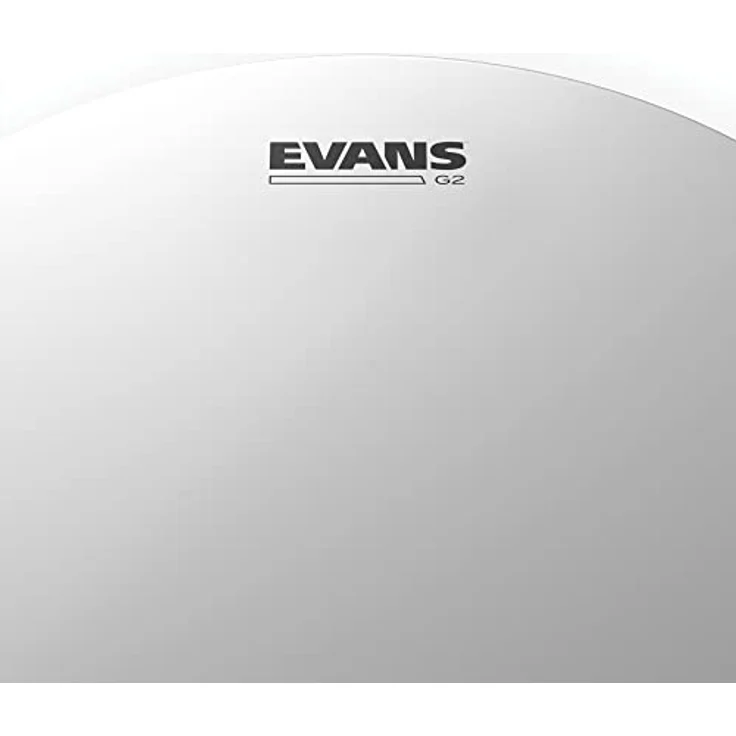 Evans 08" G2 Coated Tom, zweilagiges Schlagzeugfell in Weiß mit kontrolliertem Sustain, ideal für Live und Studio – Bild 2