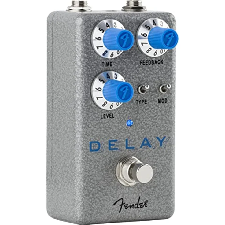 Fender Hammertone Delay, Delay Effekt Pedal mit 950 ms Verzögerung und Modulation, Aluminiumgehäuse – Bild 4