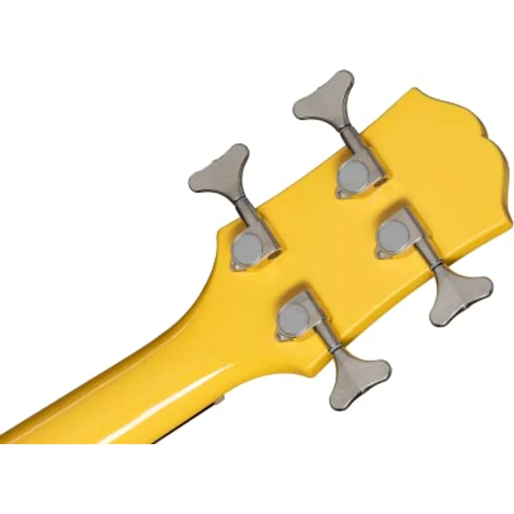 Epiphone Newport Bass, E-Bass mit Mahagoni-Korpus, Indian Laurel Griffbrett, 20 Bünde, Sunset Yellow – Bild 5
