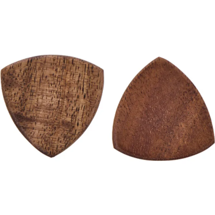Harley Benton Classic Rosewood Pick Set, Plektren Set mit 2 Stück aus Palisander, Form 346