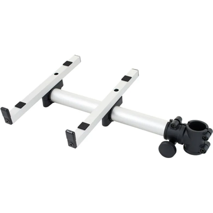 Jaspers Monitor Holder 40S, 40 cm Halter in silberfarben eloxiert, max. Belastung 7 kg, flexibel montierbar