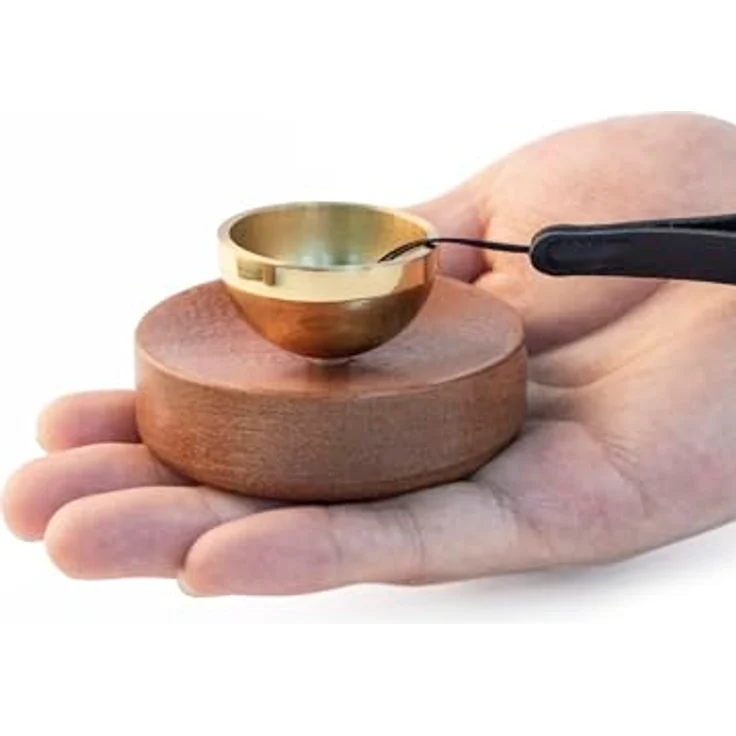 iwoohome Mini Klangschale, Herzerwärmender Engelsklang, tragbare Klangschale Ø 3.7 cm, ideal zum Verschenken – Bild 1