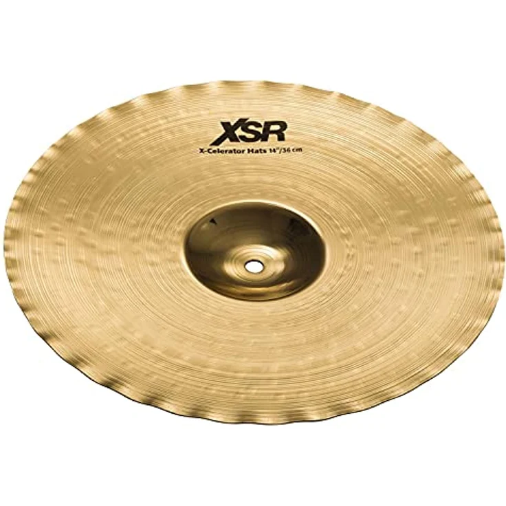 Sabian 14" XSR X-Celerator Hi-Hat, B20 Bronze, brillanter Sound, gewelltes Bottom Becken – Bild 3