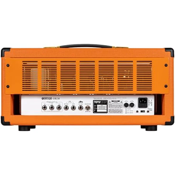 Orange OR 30, 30 Watt Class-A Vollröhre E-Gitarren-Topteil mit fußschalbarem Volume-Boost und FX-Loop, orange – Bild 4