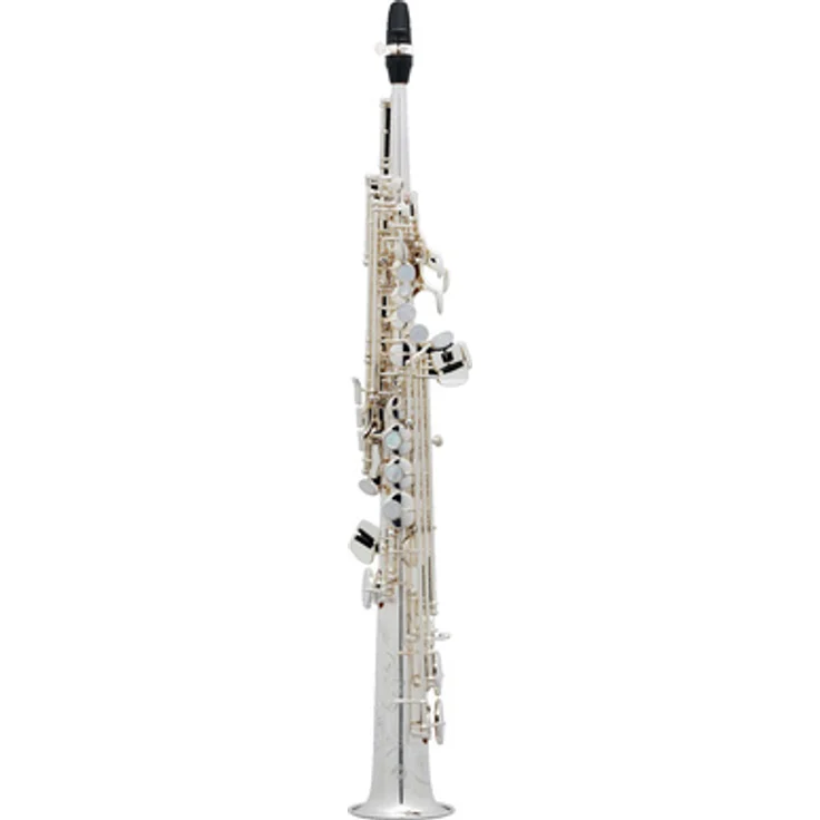 Selmer SE-S2S Soprano Sax SP, Sopransaxophon aus der Super Action 80 II-Serie, versilbert mit handgearbeiteter Jubiläums-Gravur, inkl. Selmer S80 C*-Mundstück und Koffer