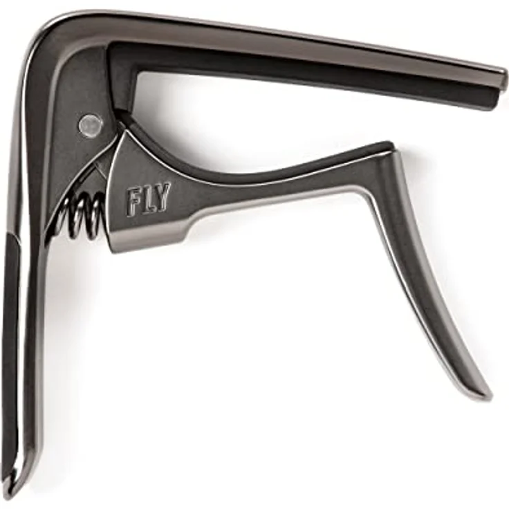 Dunlop Trigger Fly Capo GM, Kapodaster für Akustik- und E-Gitarre, gunmetal mit ergonomischem Griff und speziellem Federmechanismus – Bild 2